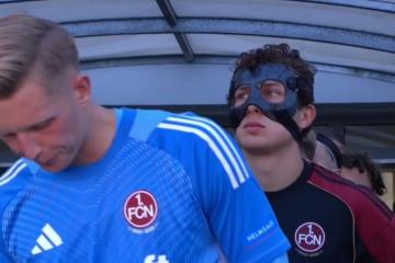 Gruber jugó los 90 minutos en la derrota de Nuremberg ante Darmstadt en la Bundesliga 2