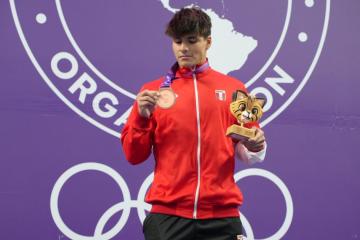 Diego Balbi ganó bronce y el Team Perú suma cinco medallas en los Juegos Panamericanos Junior ASU2025