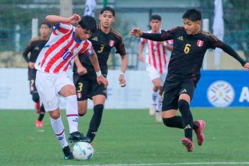 (FOTOS) Selección peruana Sub 15 igualó 1-1 ante Paraguay en amistoso