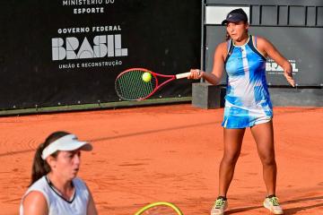 Romina Ccuno clasificó a la final en dobles del W15 Santiago