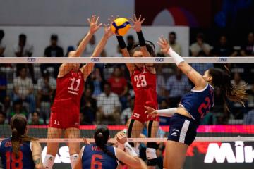 (FOTOS) Perú venció a México y lidera grupo A de la Copa Panamericana de Vóley
