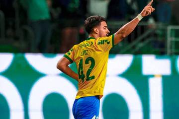 Palmeiras goleó 3-0 a Sport Recife en el Brasileirao