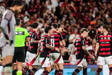 ¡Paliza en el Maracaná! Flamengo humilló 8-0 a Vitória