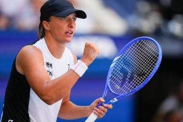 Iga Swiatek arrancó con fácil triunfo en el US Open