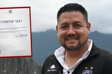 Cienciano anunció que Zoe Ganoza dejó de ser su gerente deportivo