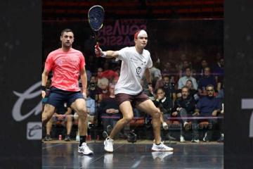 Elías venció a francés Masotti y ya está en cuartos de final del London Squash Classic
