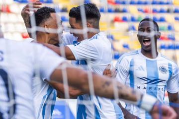 ¡Qué abuso! Sin Joao Grimaldo, Riga FC goleó 6-0 al Auda por la liga letona