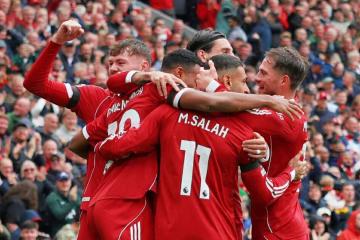 Liverpool se quedó con el clásico y sumó su quinta victoria consecutiva en la Premier League