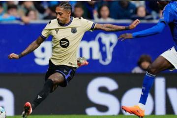 Raphinha estará tres semanas fuera de las canchas