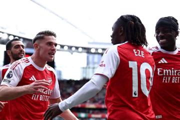 ¡Lo pasó por encima! Arsenal goleó al Nottingham por Premier League