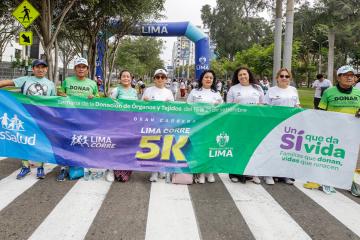 (FOTOS) Más de 3000 personas participaron en la carrera 5K ‘Lima corre por la donación de órganos y tejidos’