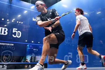 ¡A la final! Elías venció a francés Crouin y jugará por el título del Abierto de Egipto