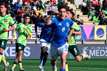 Italia debutó con triunfo ante Australia en el Mundial Sub 20