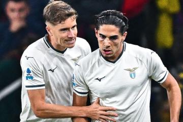 Lazio goleó de visita a Genoa