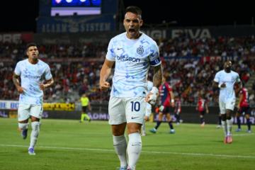 Inter de Milán venció a Cagliari y sigue en racha en la Serie A