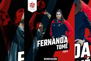 Se queda: San Martín anunció renovación de Fernanda Tomé