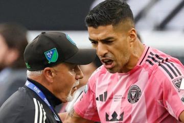 Luis Suárez fue suspendido 6 juegos por escupir en la Leagues Cup