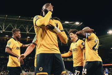 Wolverhampton se impuso a Everton para clasificar en la Carabao Cup