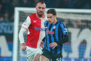 Atalanta no pudo en casa ante Slavia Praga