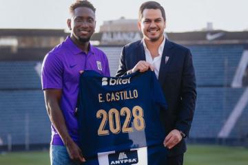 (FOTOS) Alianza Lima anunció la renovación de Eryc Castillo hasta el 2028