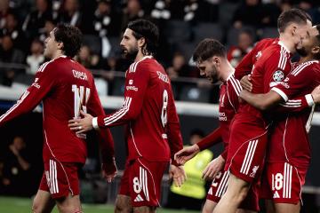 Liverpool goleó a Frankfurt por la Champions League