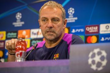 Flick: "Olympiacos tiene una idea clara con la que jugar"