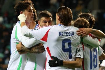 Italia derrotó por 3-1 a Estonia de visita