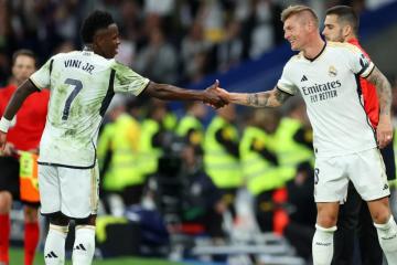 Toni Kroos defendió a Vinicius