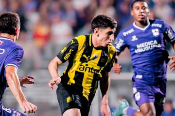 Saravia fue suplente en derrota de Defensor Sporting