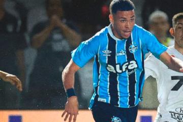 Grêmio, con Noriega, empató 1-1 en su visita al Santos