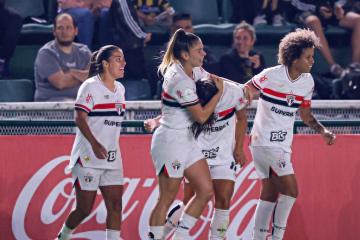 Sao Paulo venció 2-0 a San Lorenzo en la Libertadores Femenina