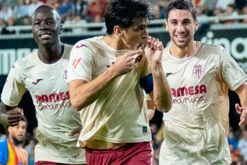 Villarreal venció 2-0 en su visita al Valencia