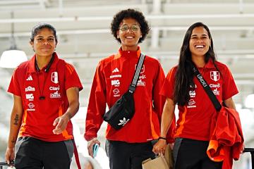Selección peruana femenina partió hacia Colombia para su debut en la Liga de Naciones