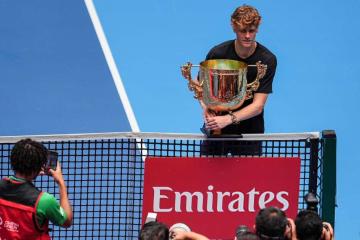 Sinner levantó el título en el ATP 500 de Beijing