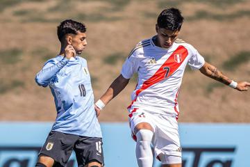 (FOTOS) Selección peruana Sub 18 se impuso por 1-0 a Uruguay en amistoso