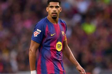 Barcelona confirmó la baja de Ronald Araujo por un virus estomacal