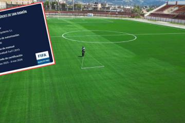 ¡Aprobado! Campo del 'Héroes de San Ramón' recibió certificación FIFA
