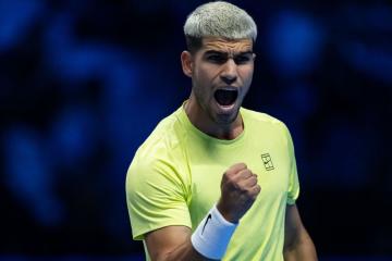 Alcaraz arrancó con triunfo en el ATP Finals
