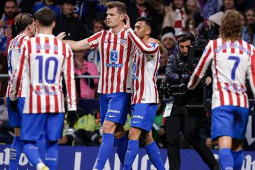 Atlético de Madrid ganó en casa y está tercero
