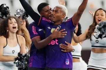 Noriega fue titular en la caída de Gremio ante Botafogo