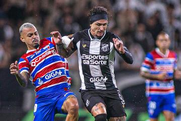 Ceará rescató empate en el final ante Fortaleza por el Brasileirao