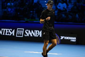 De Miñaur venció a Fritz y lo eliminó del ATP Finals