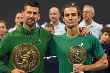 Djokovic se bajó del ATP Finals y Musetti tomará su lugar