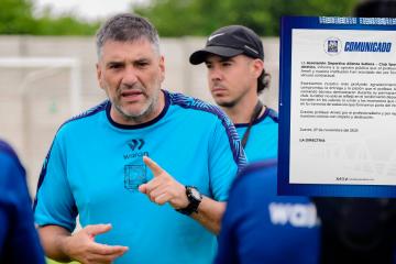 Gerardo Ameli no continuará en Alianza Atlético