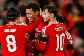 Gales goleó 7-1 a Macedonia del Norte y jugará el repechaje europeo