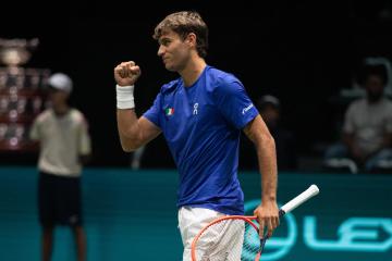 Italia se metió a semifinales de la Copa Davis y enfrentará a Bélgica