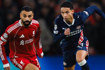 Nuevo golpe para Liverpool: PSV lo goleó 4-1 en Anfield