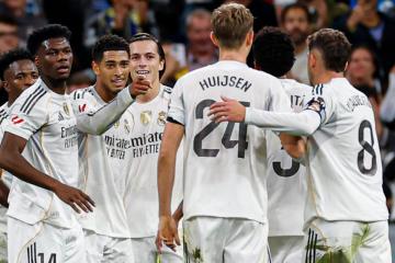 Real Madrid goleó por 4-0 al Valencia y es firme líder