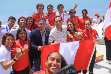 Perú se acomoda en el tercer lugar del medallero de los Juegos Bolivarianos 2025