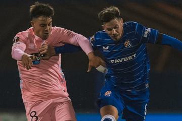 Con Pérez Vinlof, Dínamo Zagreb cayó 3-0 ante Celta de Vigo por la Europa League